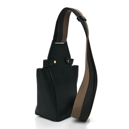 Fendi Vitello Grace Matte Mini Guitar Bag Black 3 of 10