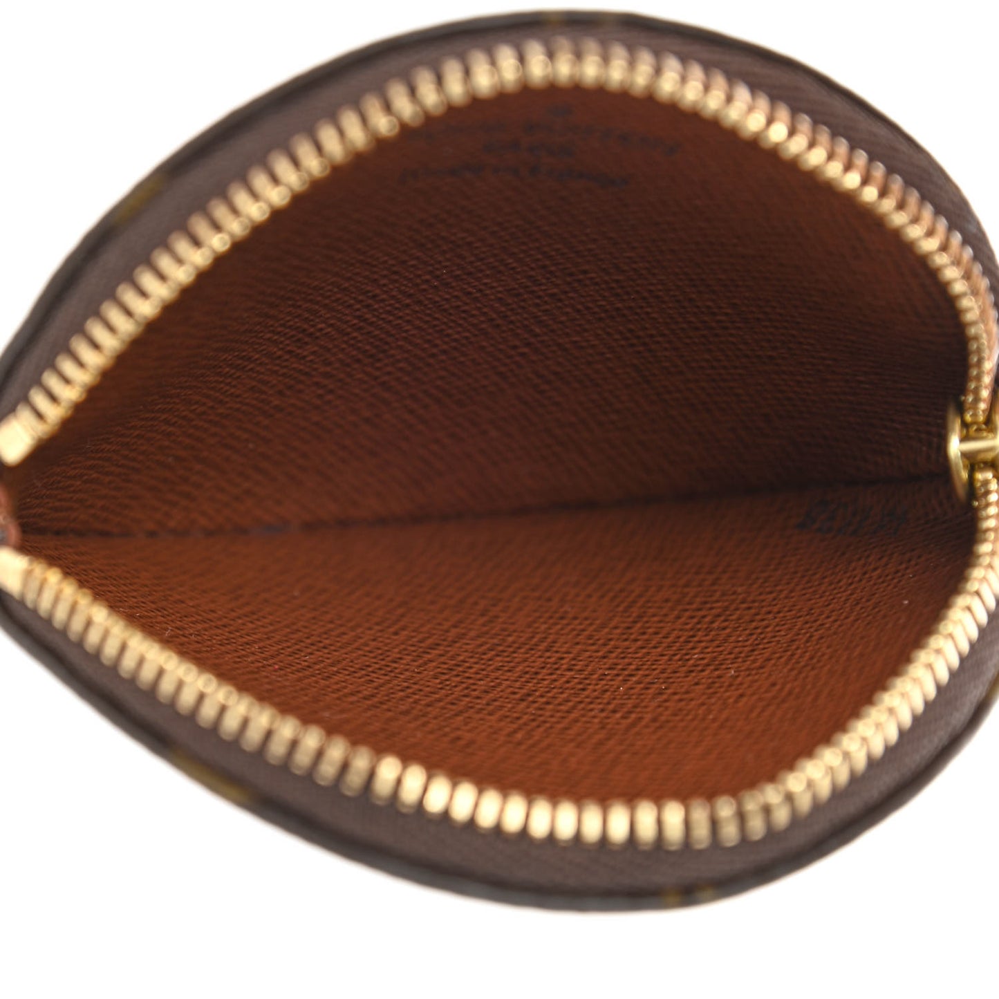 Monogram Round Coin Purse