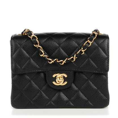 Chanel Caviar Quilted Mini Square Flap Black 1 of 9
