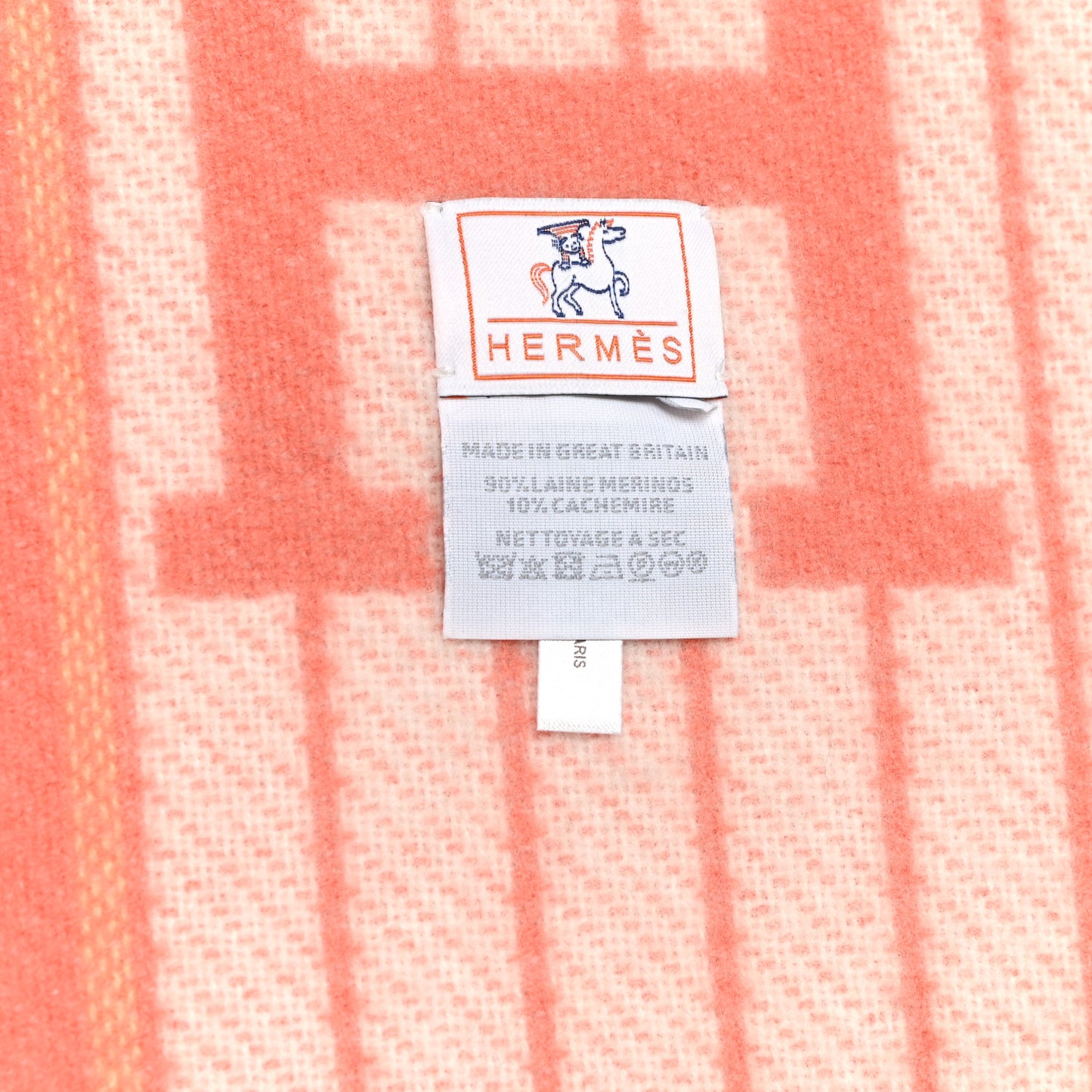 Wool Cashmere Avalon Cabriole Blanket Melon