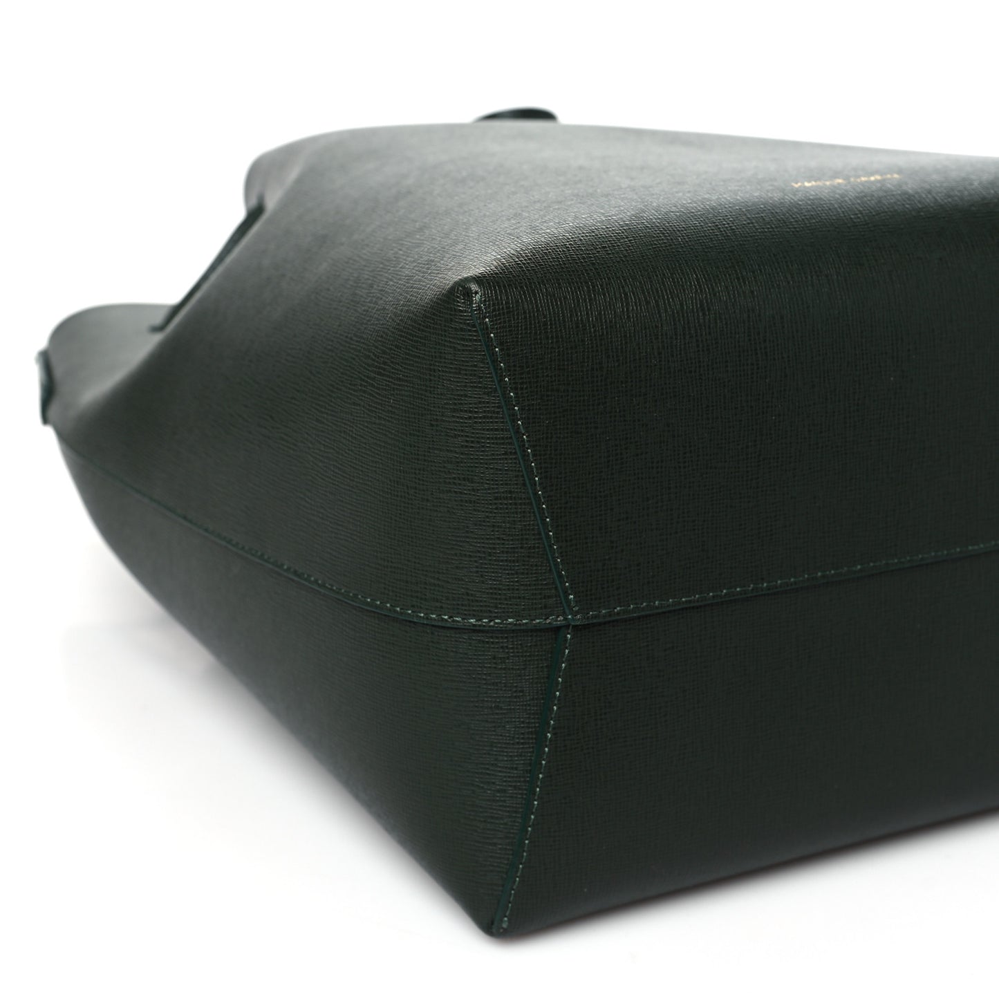 Saffiano Bucket Bag Moss