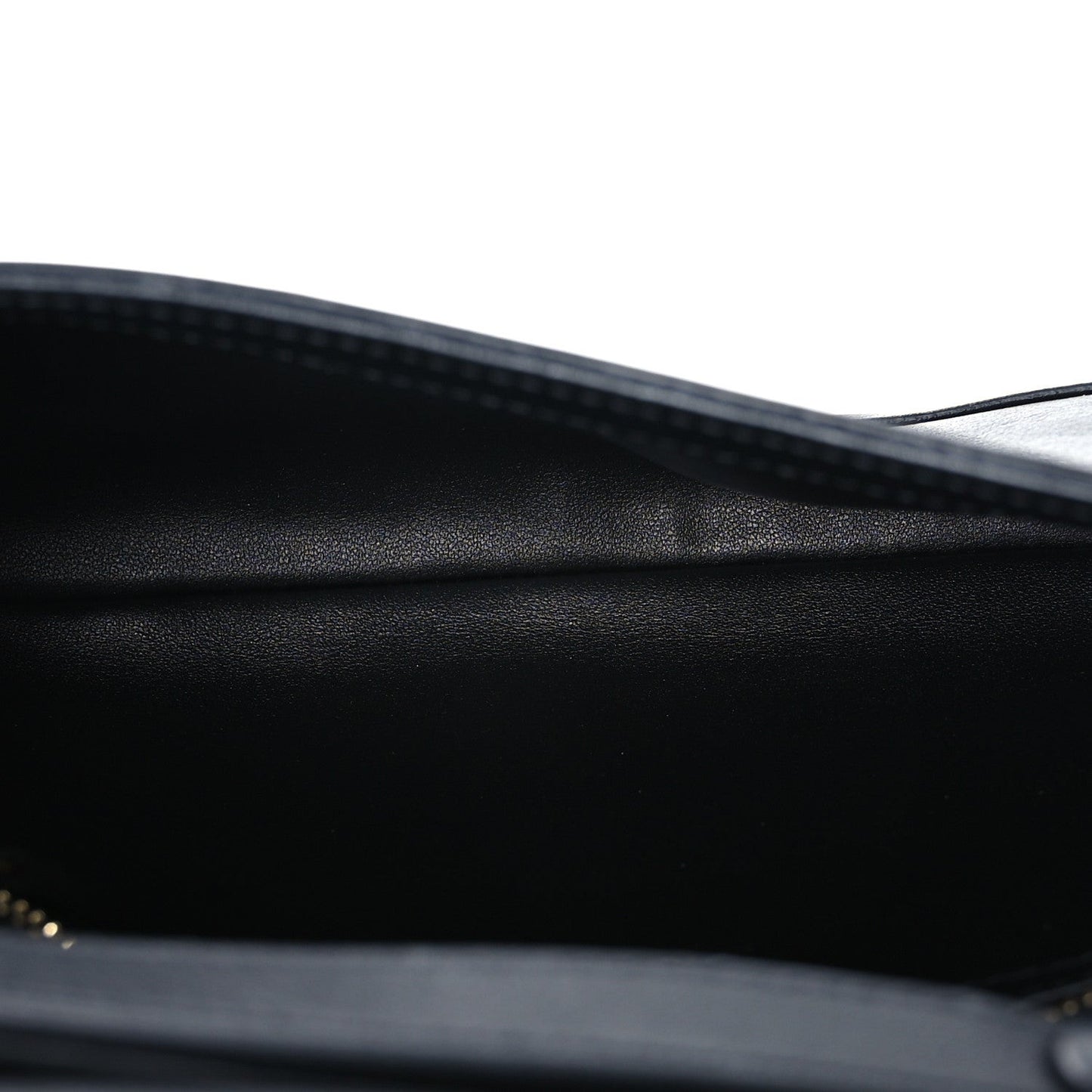 Roxy Calfskin Blondie Chain Shoulder Flap Bag Black