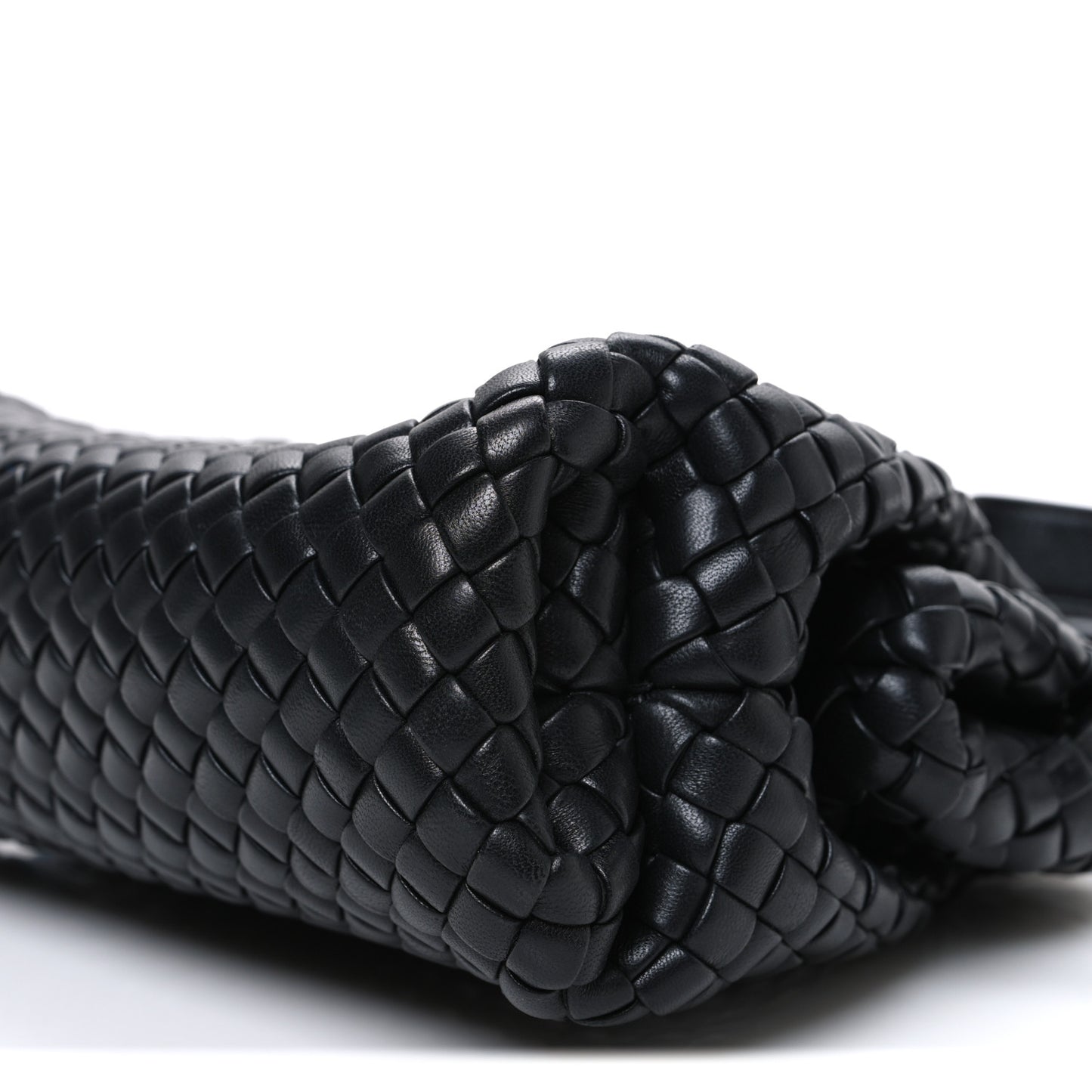 Nappa Intrecciato Small Padded The Handle Black