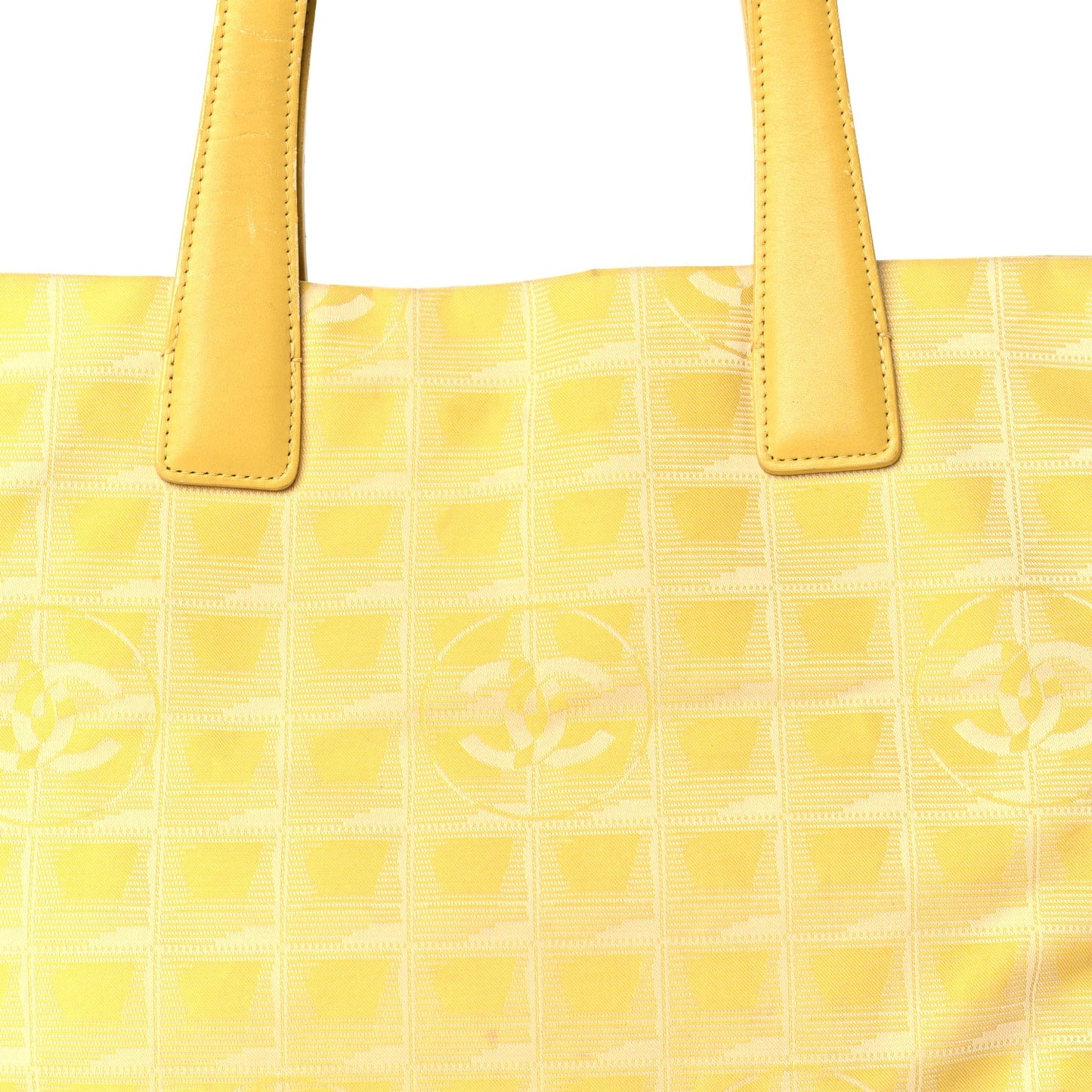 Nylon Travel Large Tote  Yellow