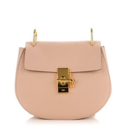 Chloe Grained Lambskin Drew Shoulder Bag Cement Pink 1 of 6