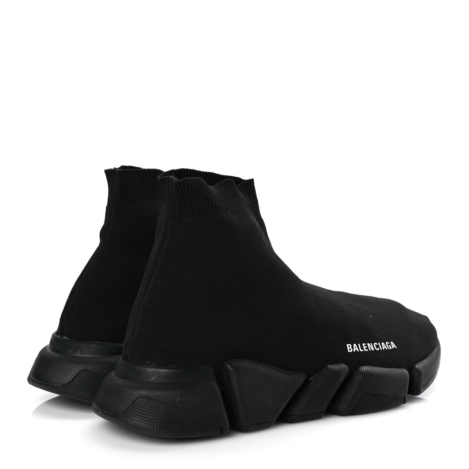 Balenciaga Technical 3D Recycled Knit Mens Speed 2.0 Sneakers Monocolor 43 Black 6 of 8