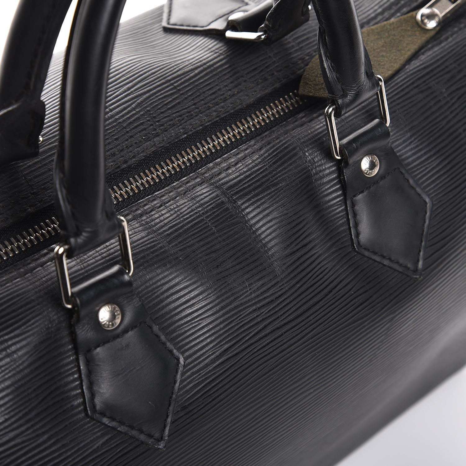 Louis Vuitton Epi Speedy 30 Black 8 of 15