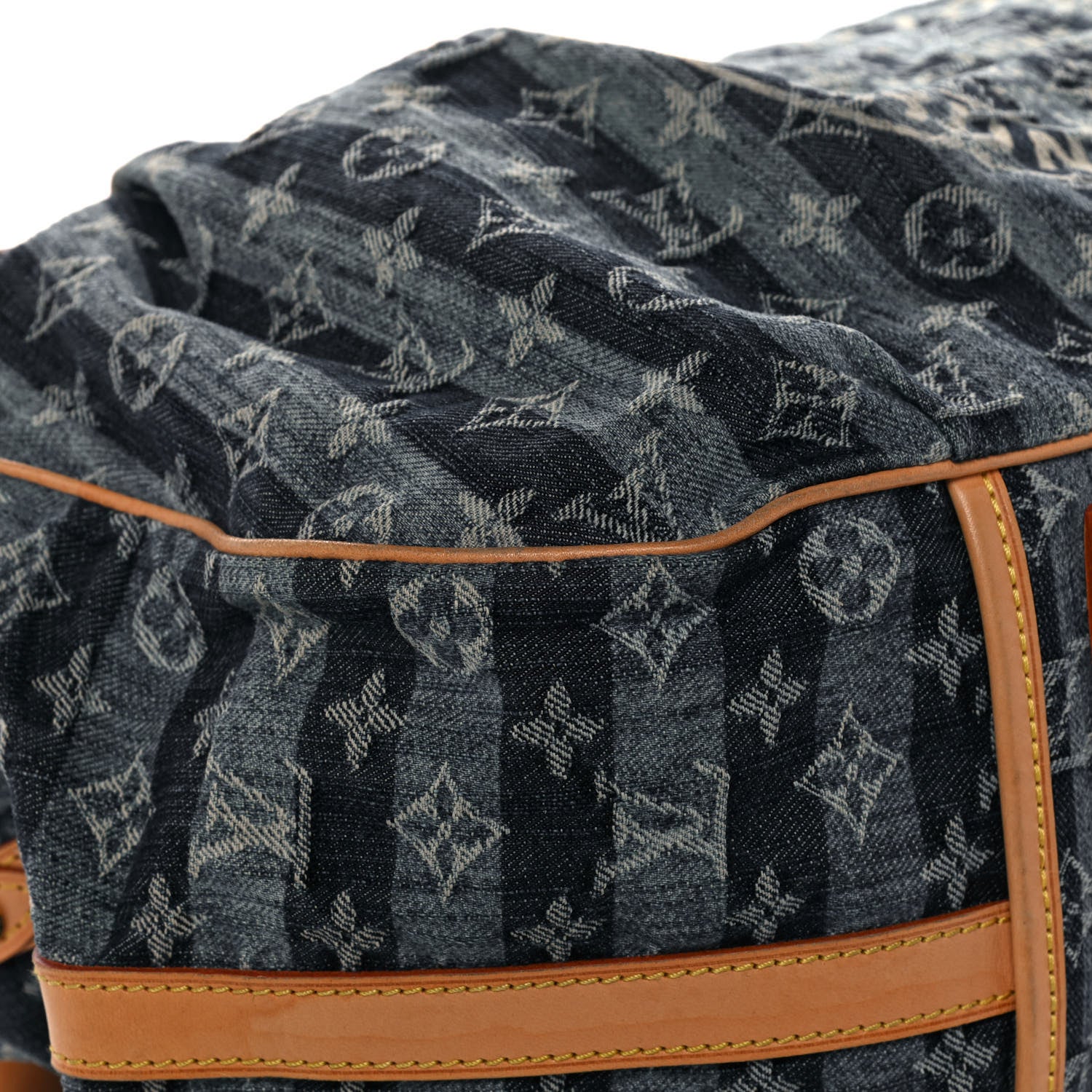 Louis Vuitton Denim Raye Cabas GM 11 of 12