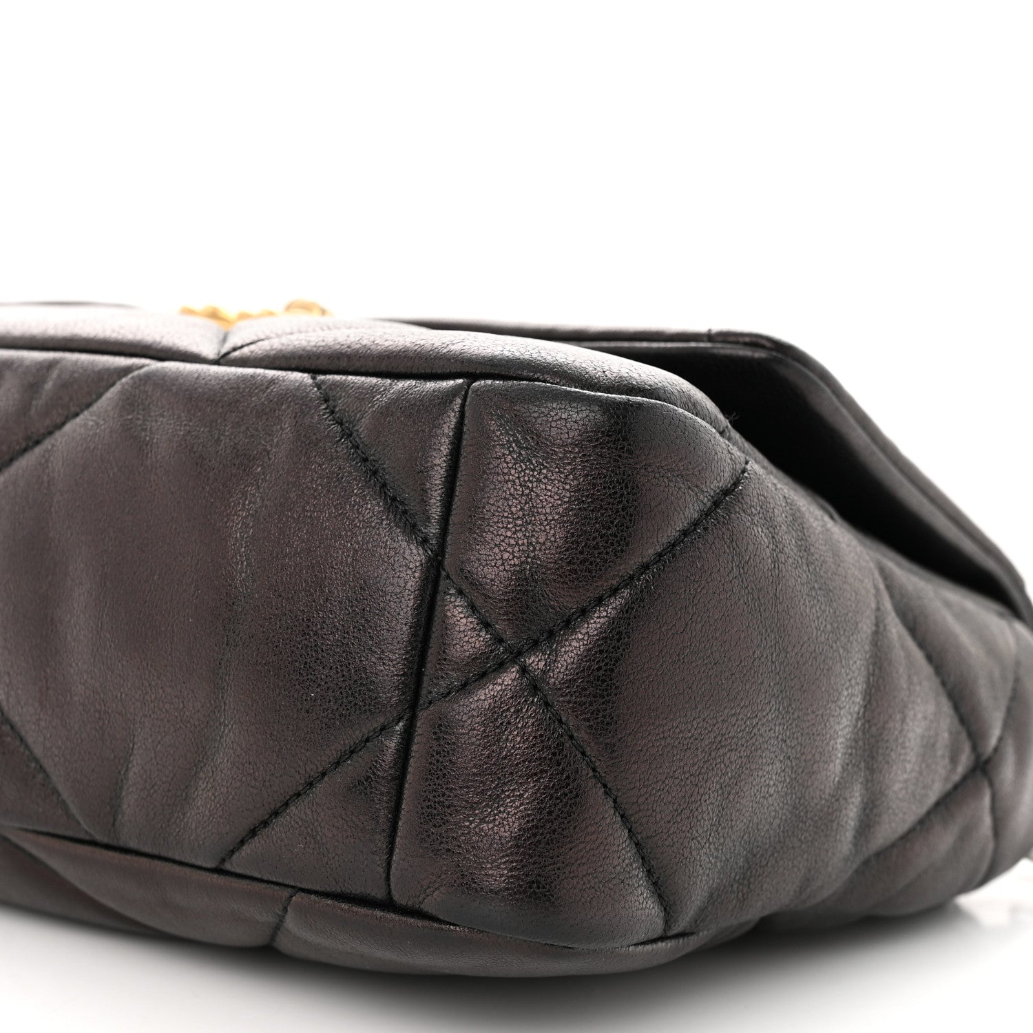 Chanel Lambskin Quilted Medium Chanel 19 Flap Black 10 of 12
