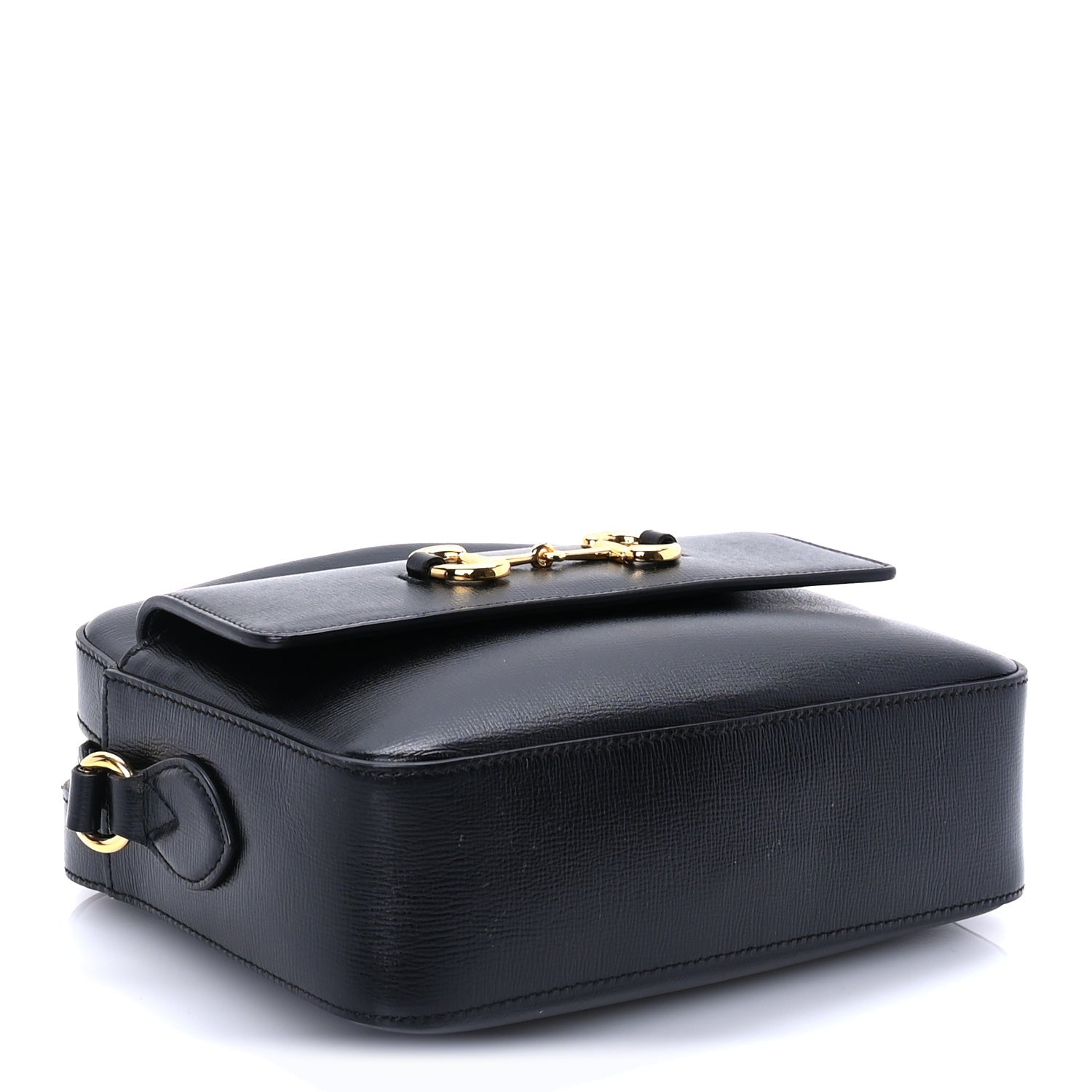 Gucci Azalea Calfskin Small Horsebit 1955 Shoulder Bag  Black 7 of 8