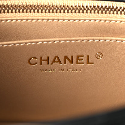 Chanel Lambskin Quilted Mini Rectangular Pearl Crush Flap Black 6 of 9