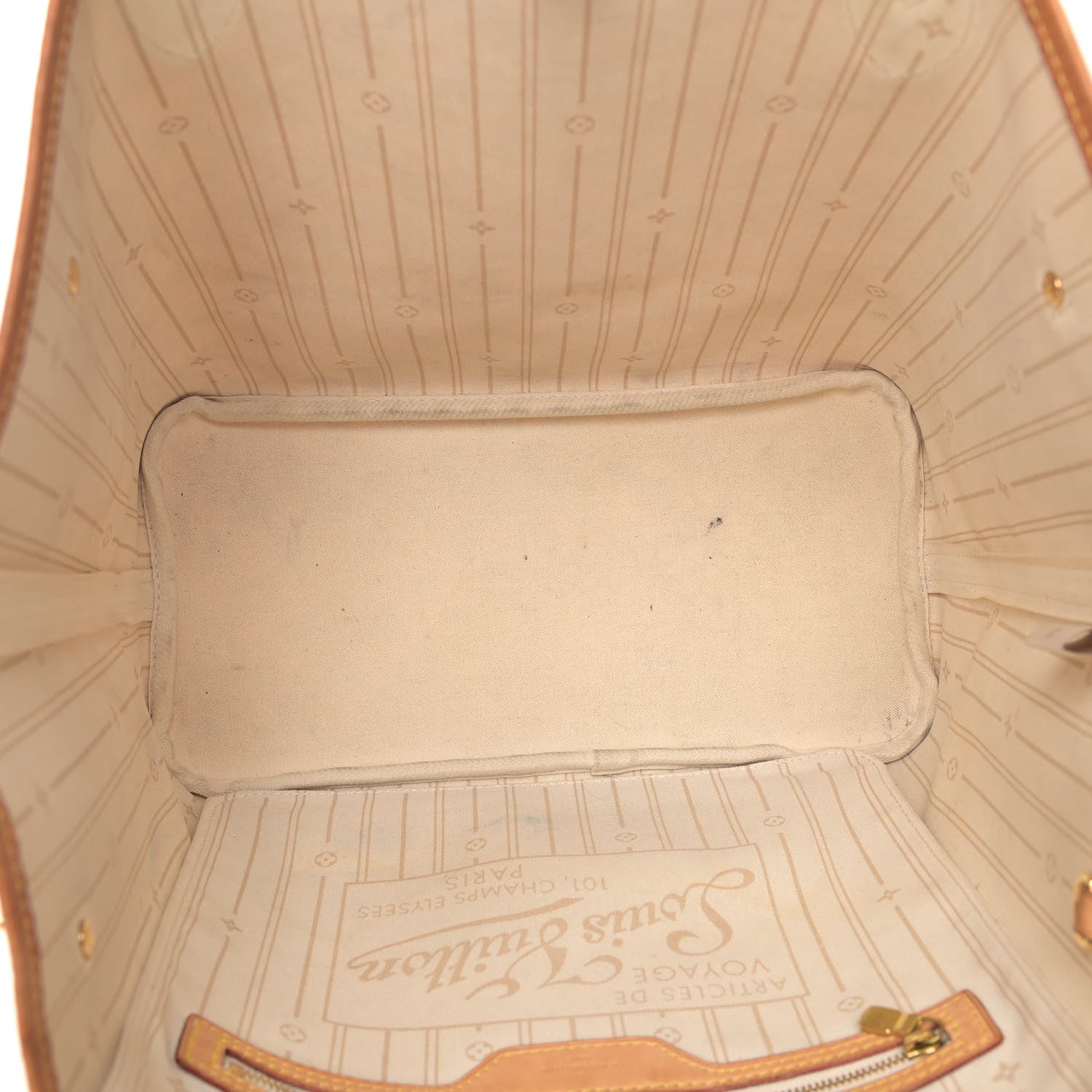 Louis Vuitton Damier Azur Neverfull MM 4 of 9