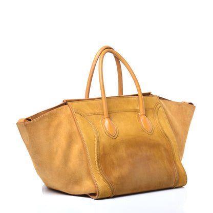Celine Suede Medium Phantom Luggage Amber 3 of 13