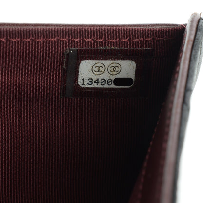 Chanel Lambskin Quilted Yen Wallet Black 8 of 8