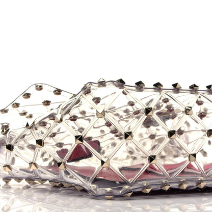 Valentino Garavani PVC Medium Rockstud Spike Shoulder Bag 8 of 9