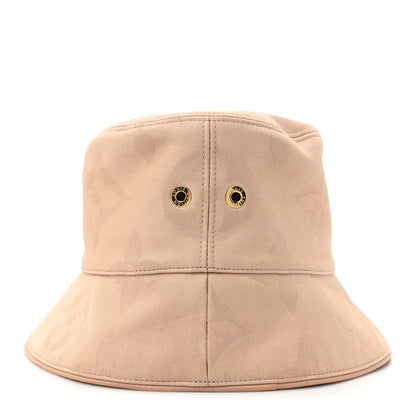 Louis Vuitton Cotton Monogram Flower Tile Reversible Bucket Hat S Beige 4 of 7