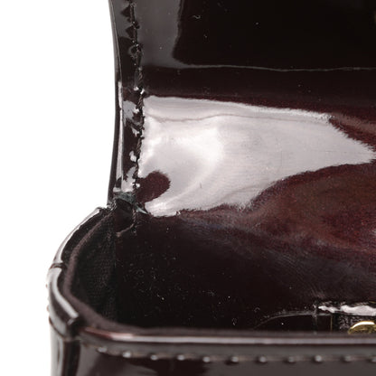 Louis Vuitton Patent Sobe Clutch Amarante 9 of 11