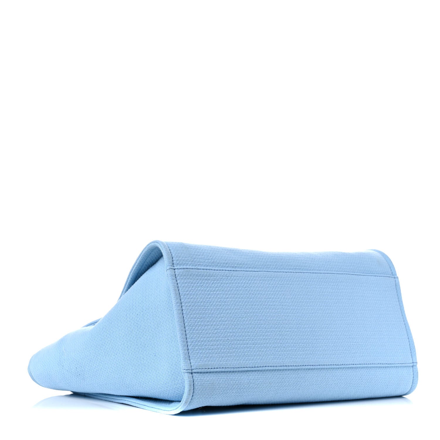 Chanel Mixed Fibers Medium Deauville Tote Light Blue 5 of 12