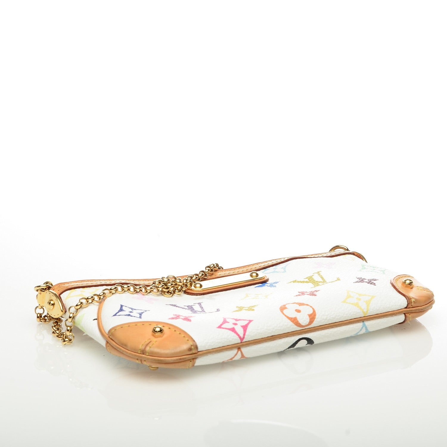 Louis Vuitton Monogram Multicolor Pochette Milla MM White 4 of 6