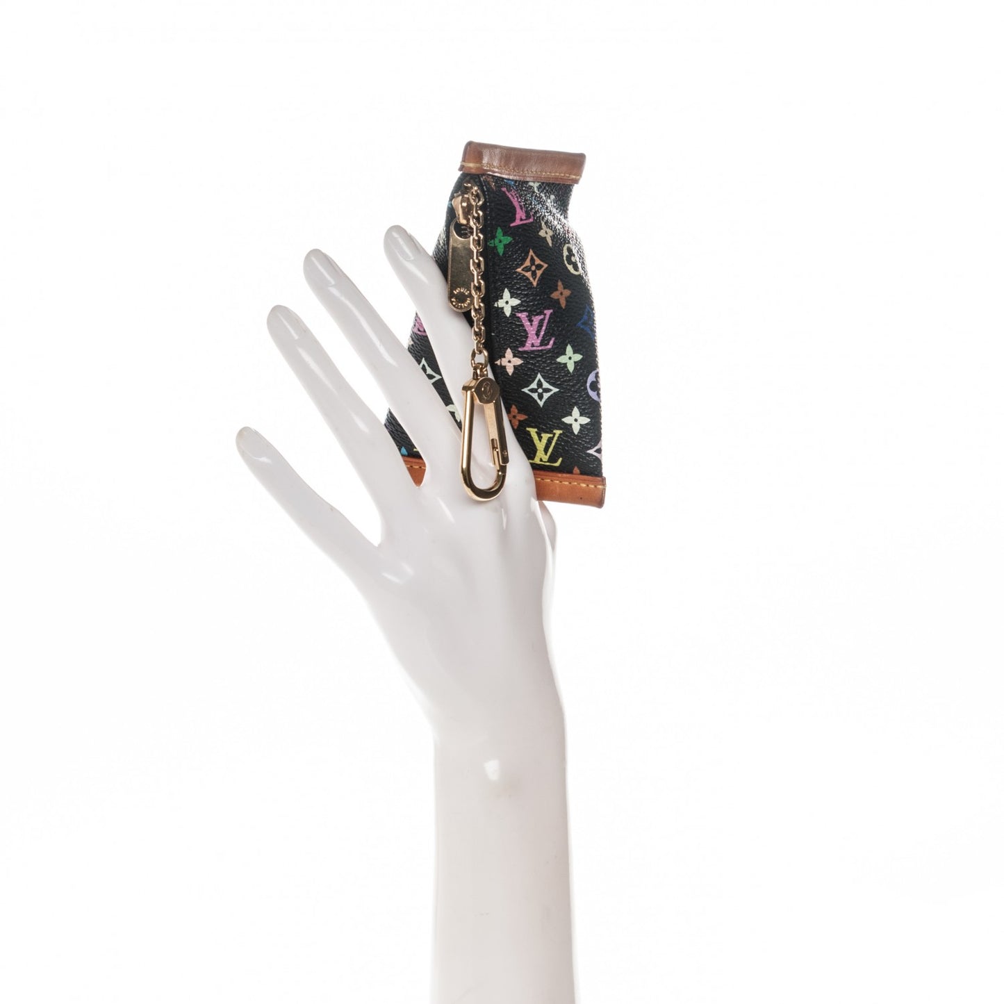 Monogram Multicolor Berlingot Coin Purse Black