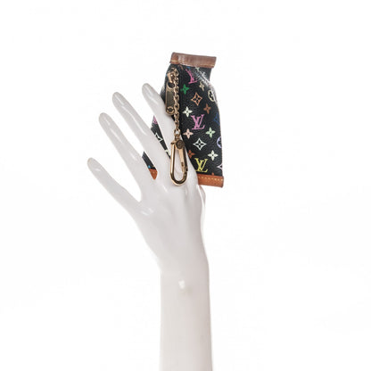 Louis Vuitton Monogram Multicolor Berlingot Coin Purse Black 2 of 6