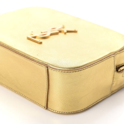 Saint Laurent Metallic Calfskin Small Classic Monogram Camera Bag Gold 7 of 10