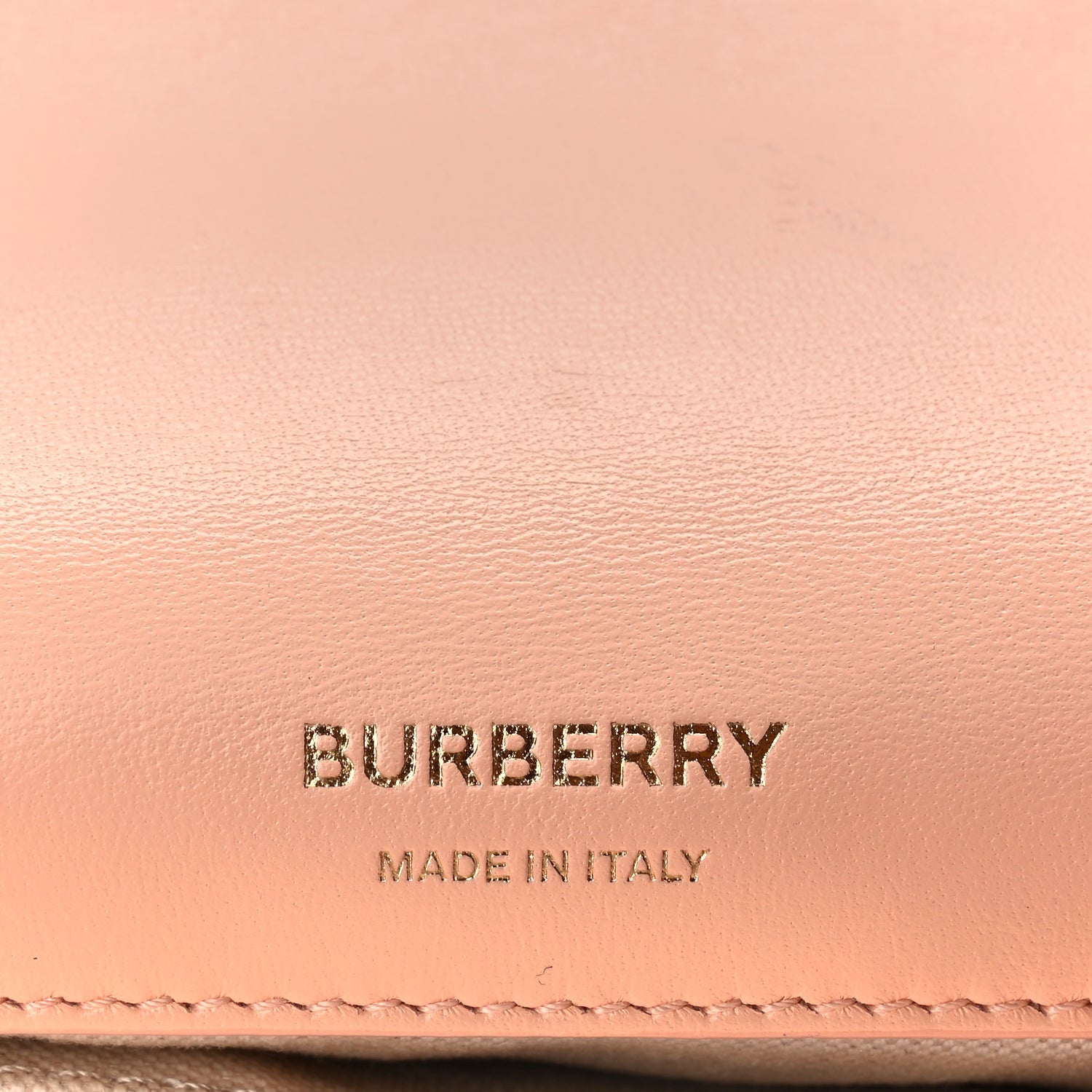 Burberry Lambskin Quilted Small Lola Bag Peach 5 of 8