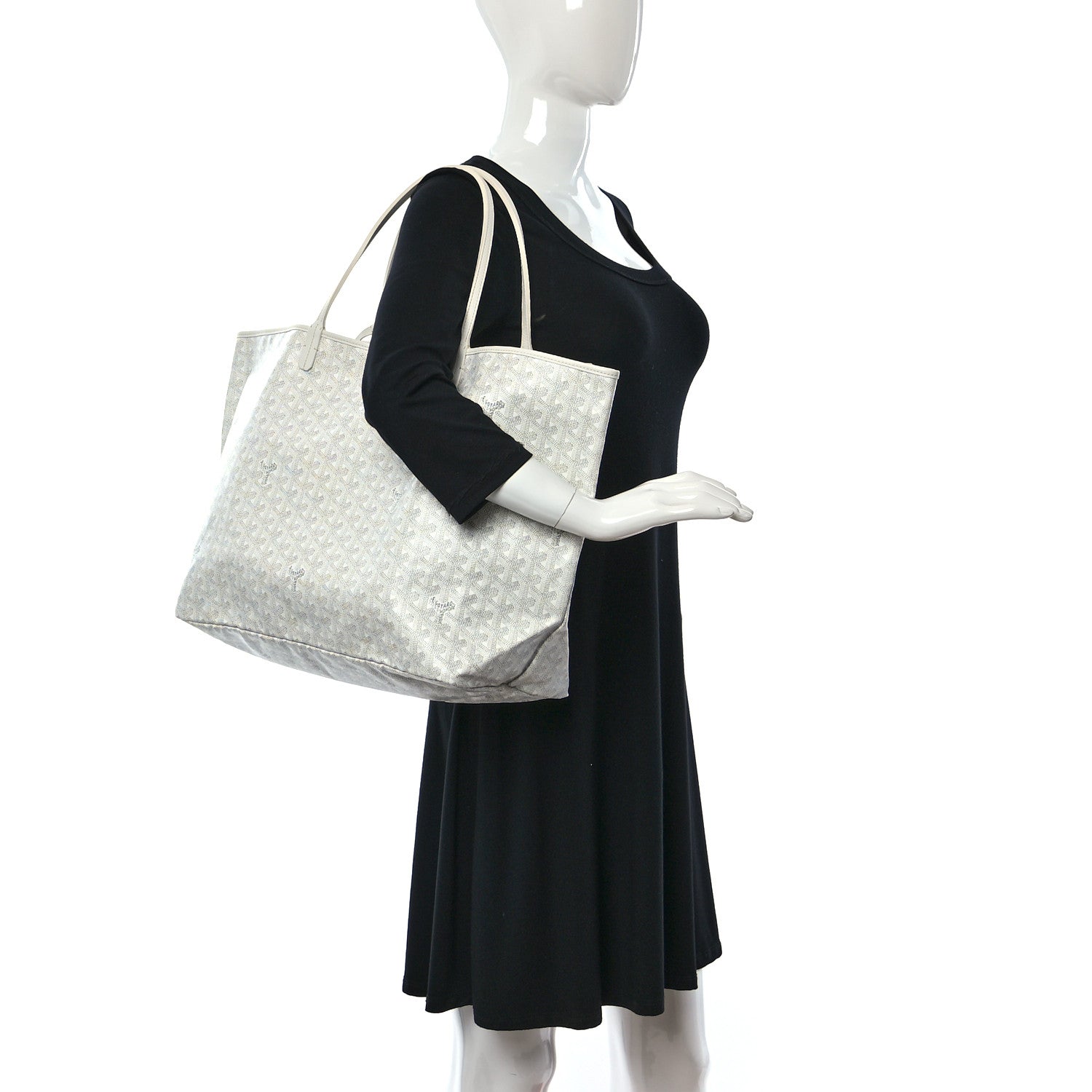 Goyard Goyardine Saint Louis GM White 2 of 10