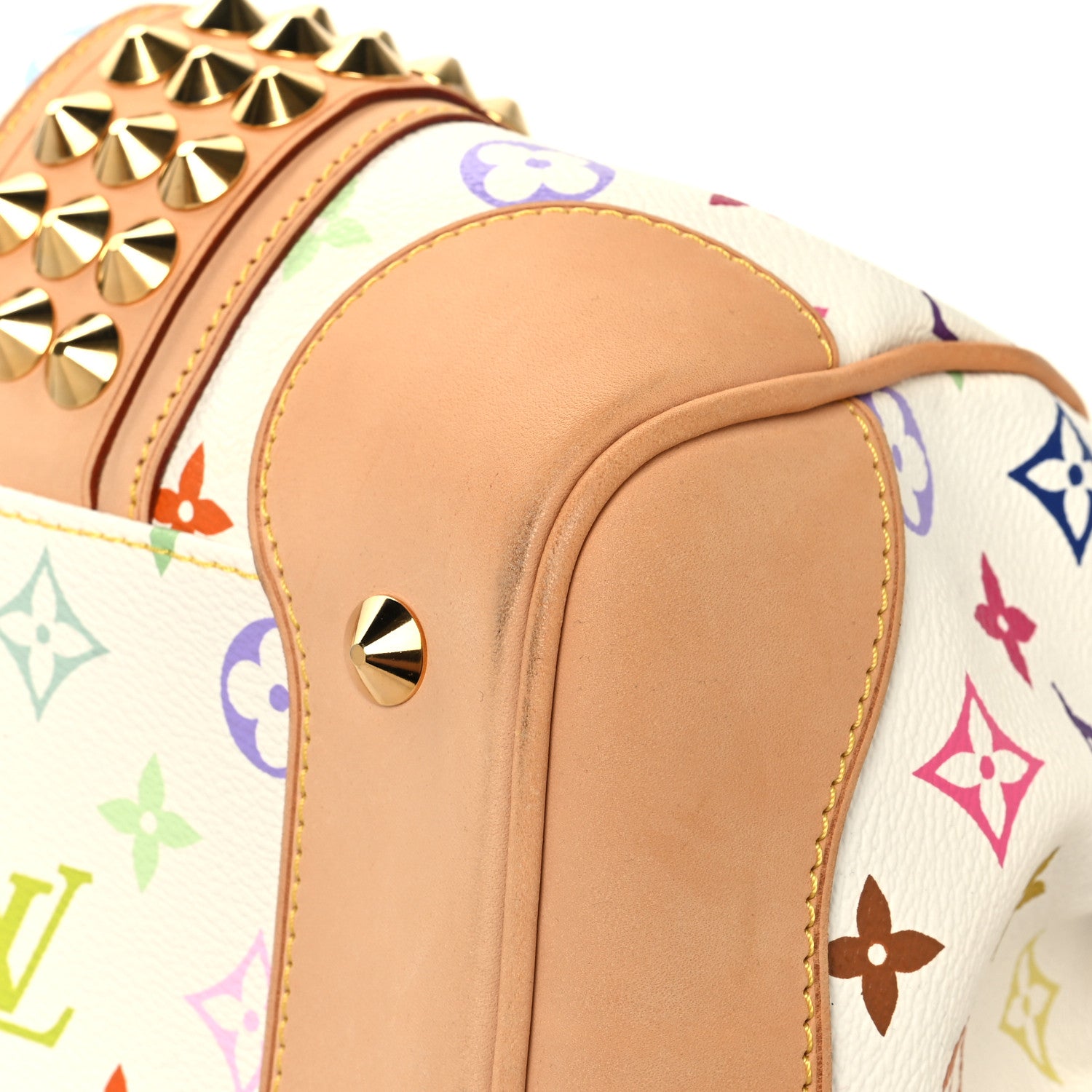 Louis Vuitton Monogram Multicolor Courtney MM White 9 of 12