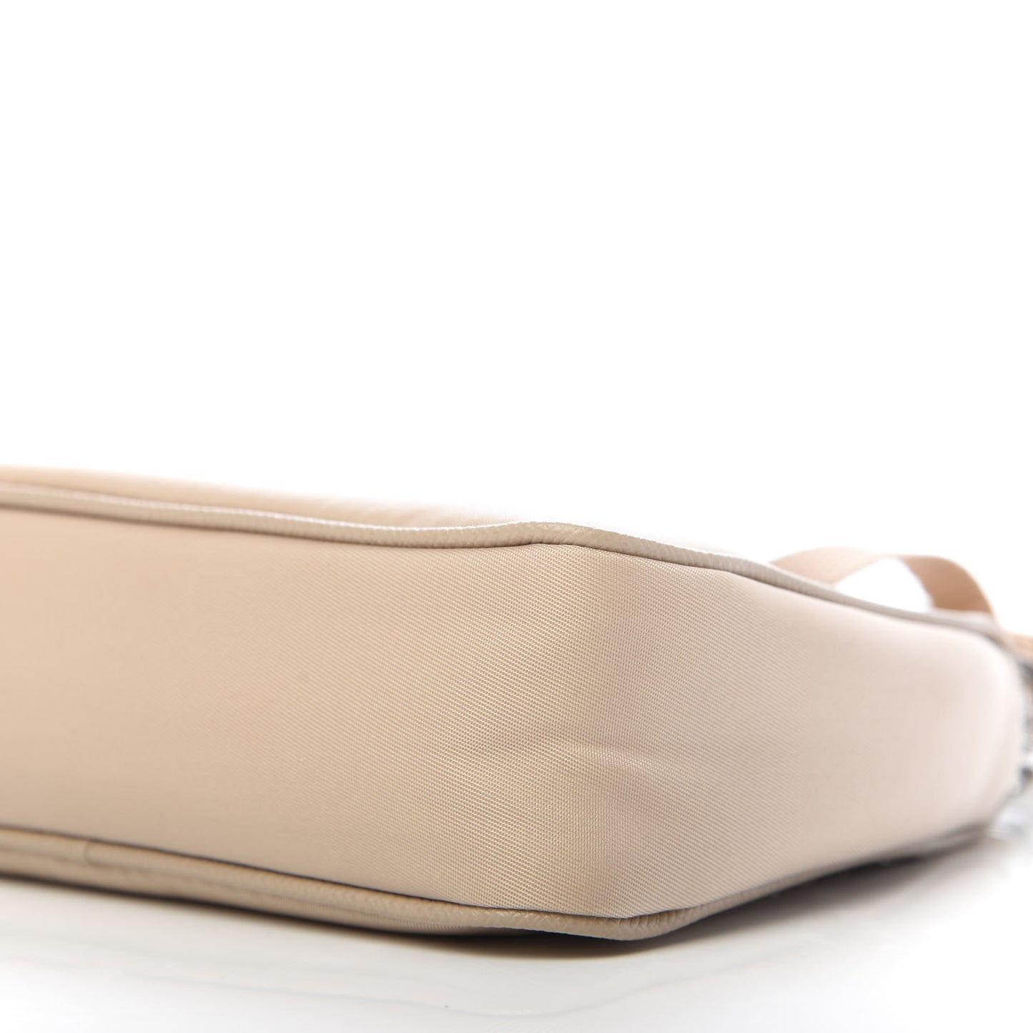 Tessuto Nylon Saffiano Mini Re-Edition 2000 Shoulder Bag Cammeo
