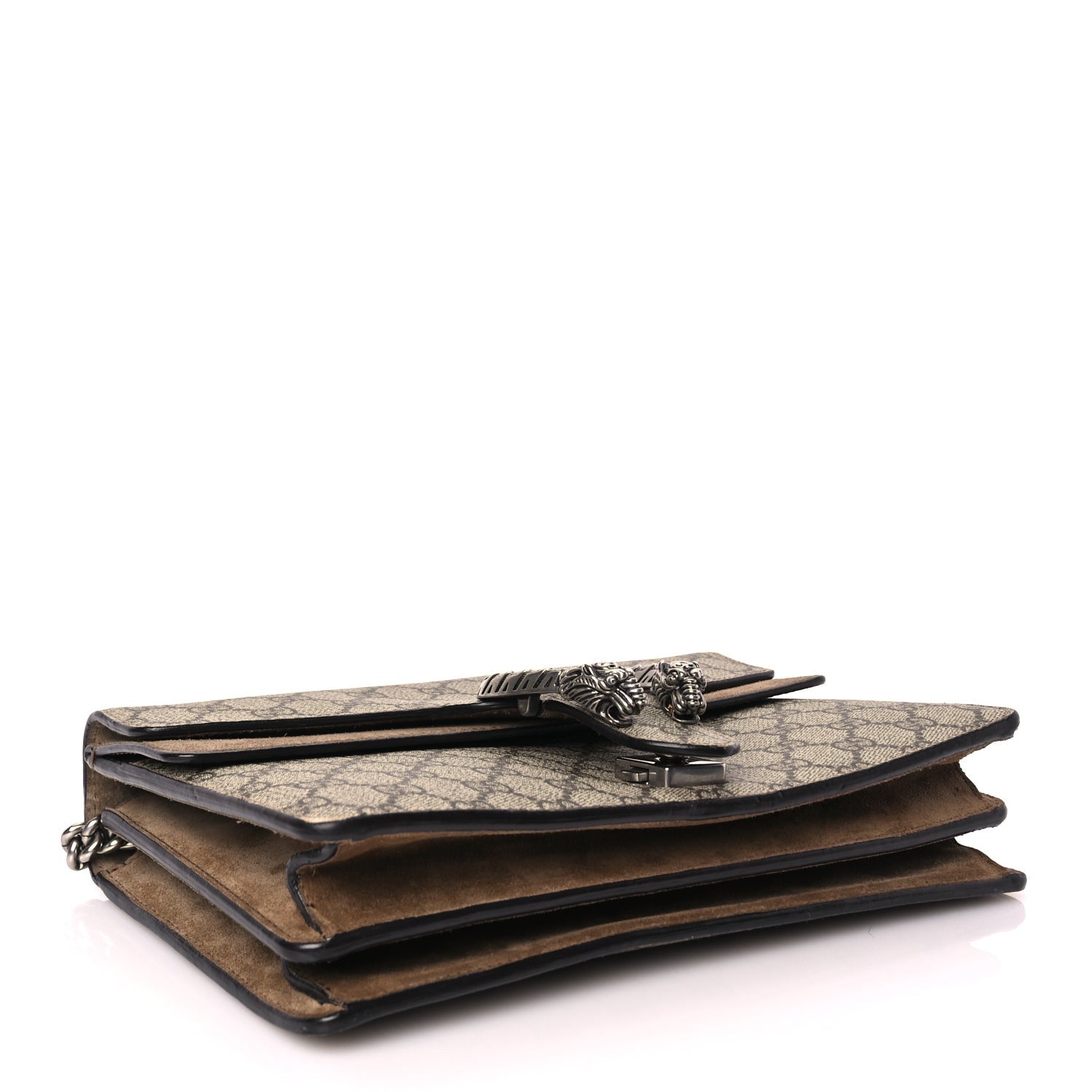 Gucci GG Supreme Monogram Small Dionysus Shoulder Bag Taupe 3 of 9