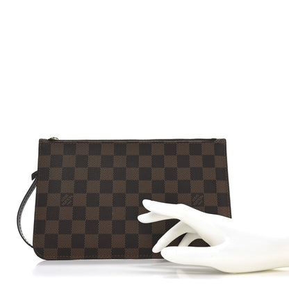 Louis Vuitton Damier Ebene Neverfull MM GM Pochette 2 of 7