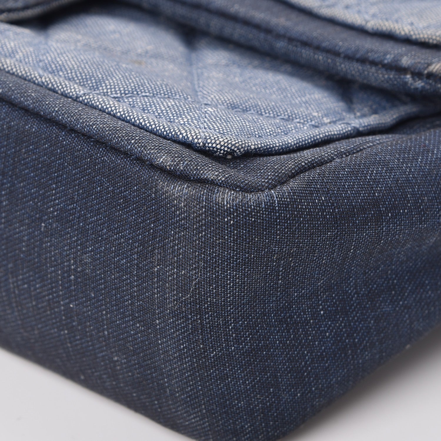 Chanel Denim Quilted Small Medallion Flap Light Blue 11 of 16