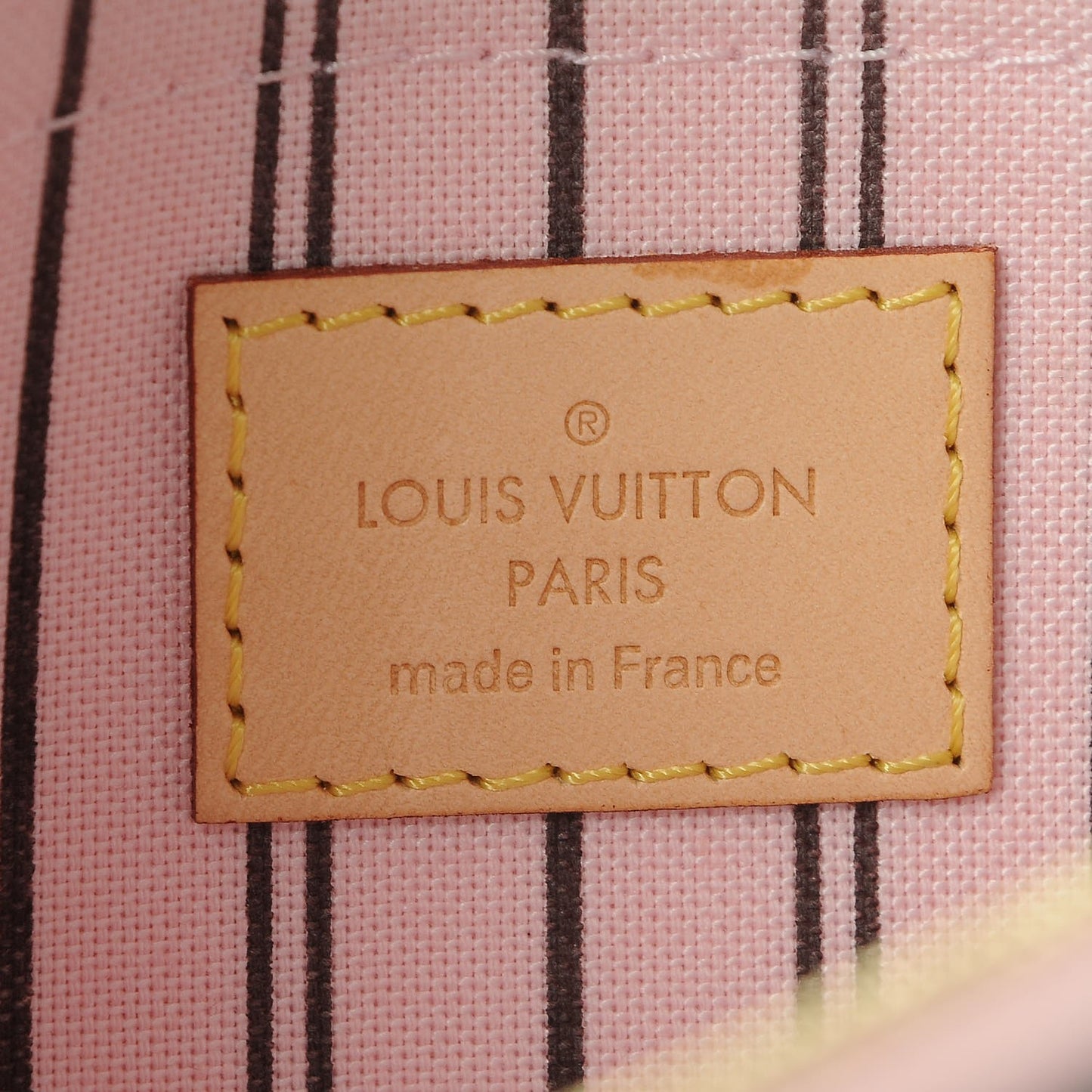 Monogram Neverfull MM GM Pochette Rose Ballerine