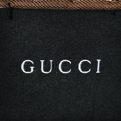 Gucci Silk Monogram Square Scarf Brown 3 of 5