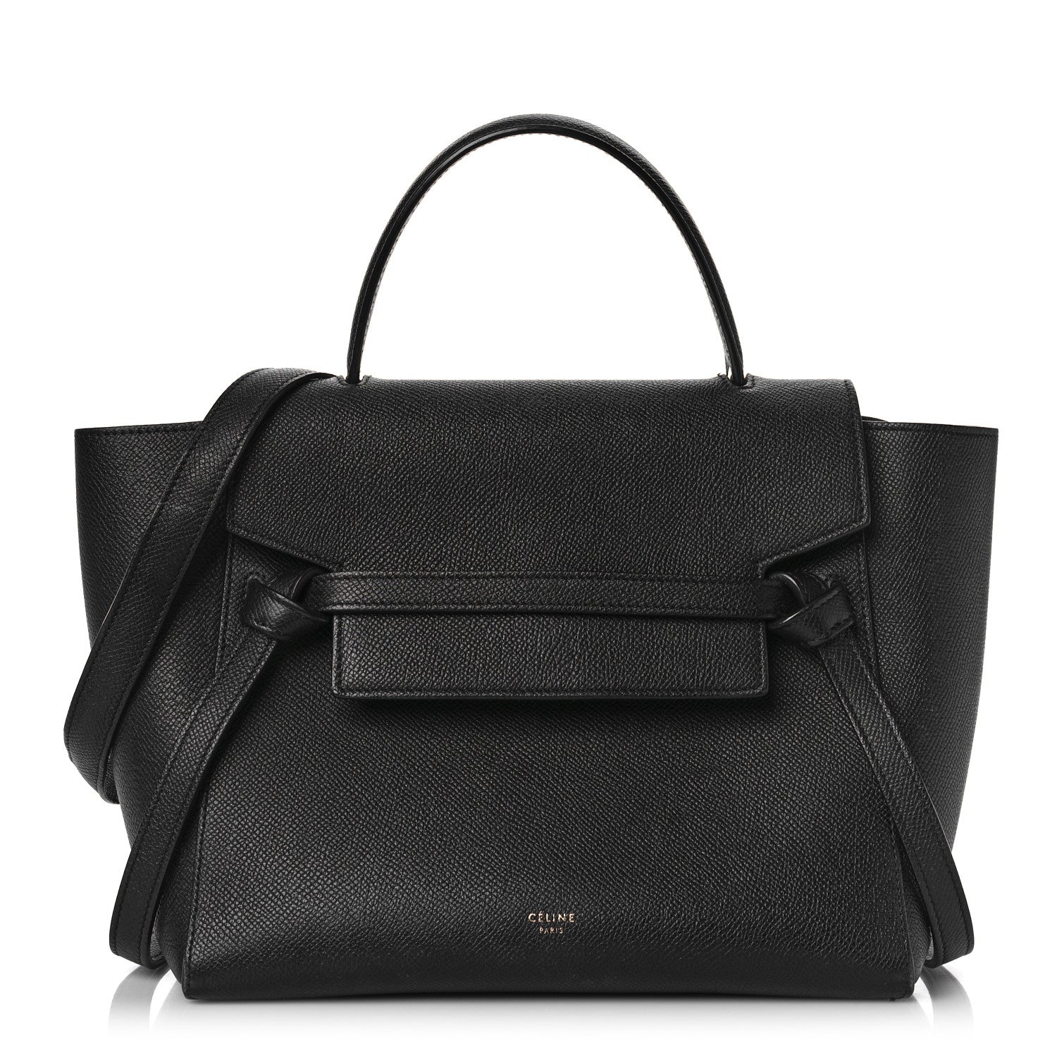 Celine Grained Calfskin Micro Belt Bag Black 1 of 11