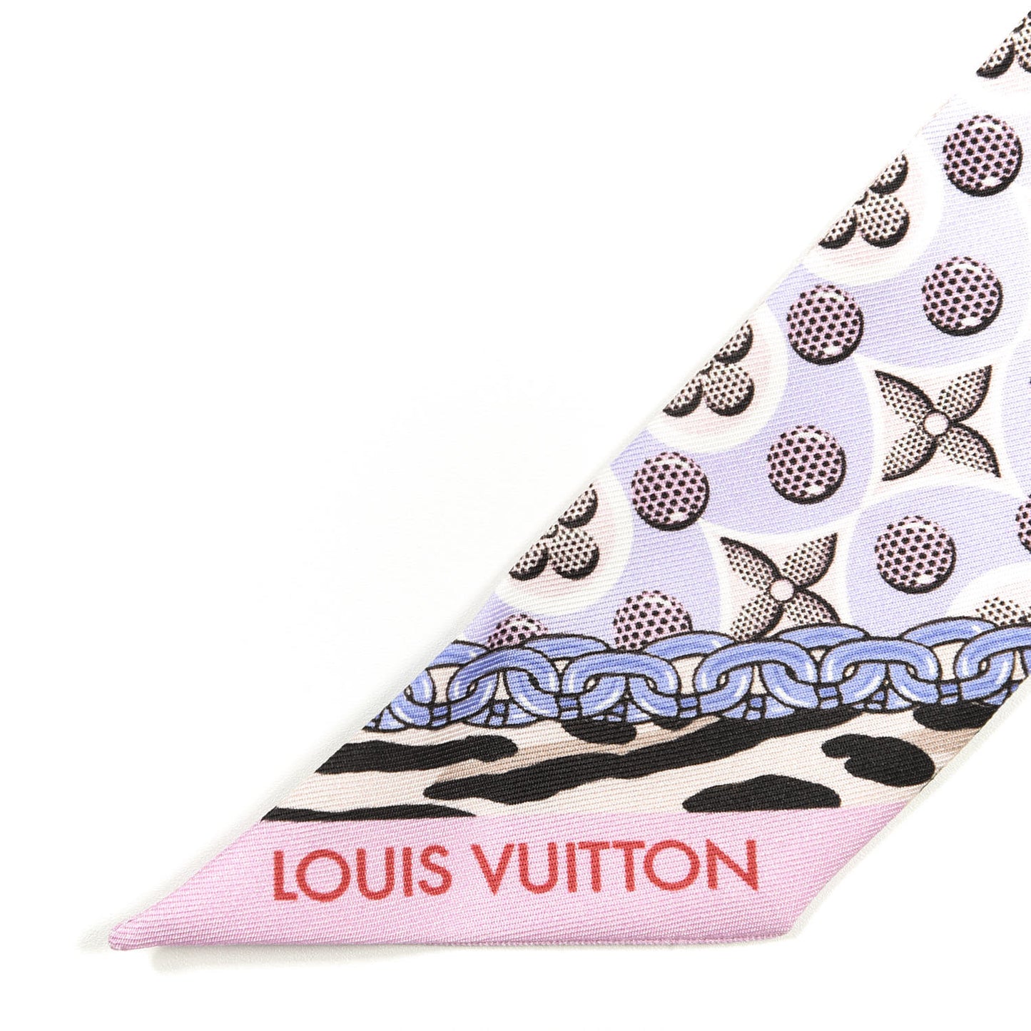 Silk Monogram Bubblegram BB Bandeau Blush