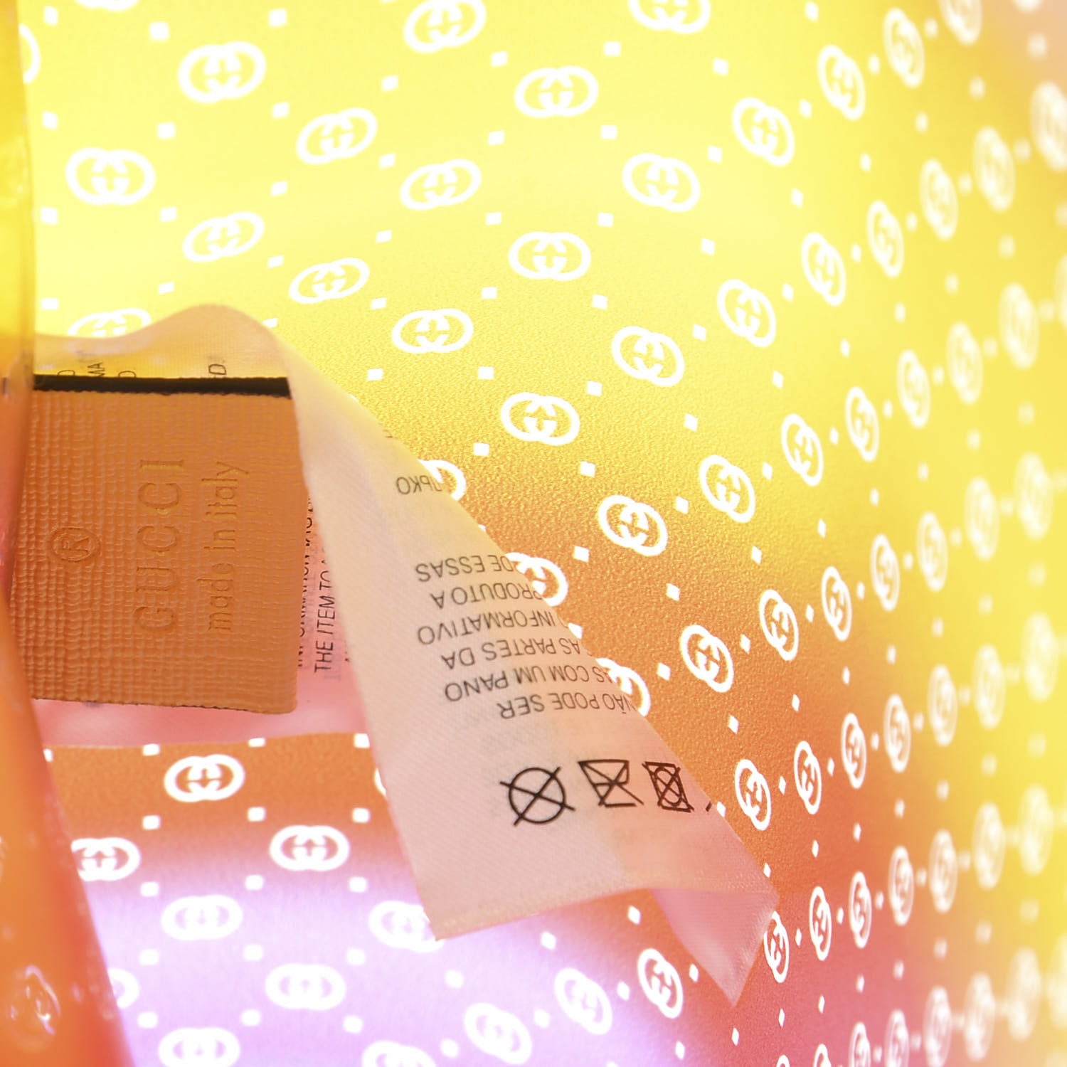 Gucci Textured Vinyl Kids GG Tote Multicolor 6 of 10