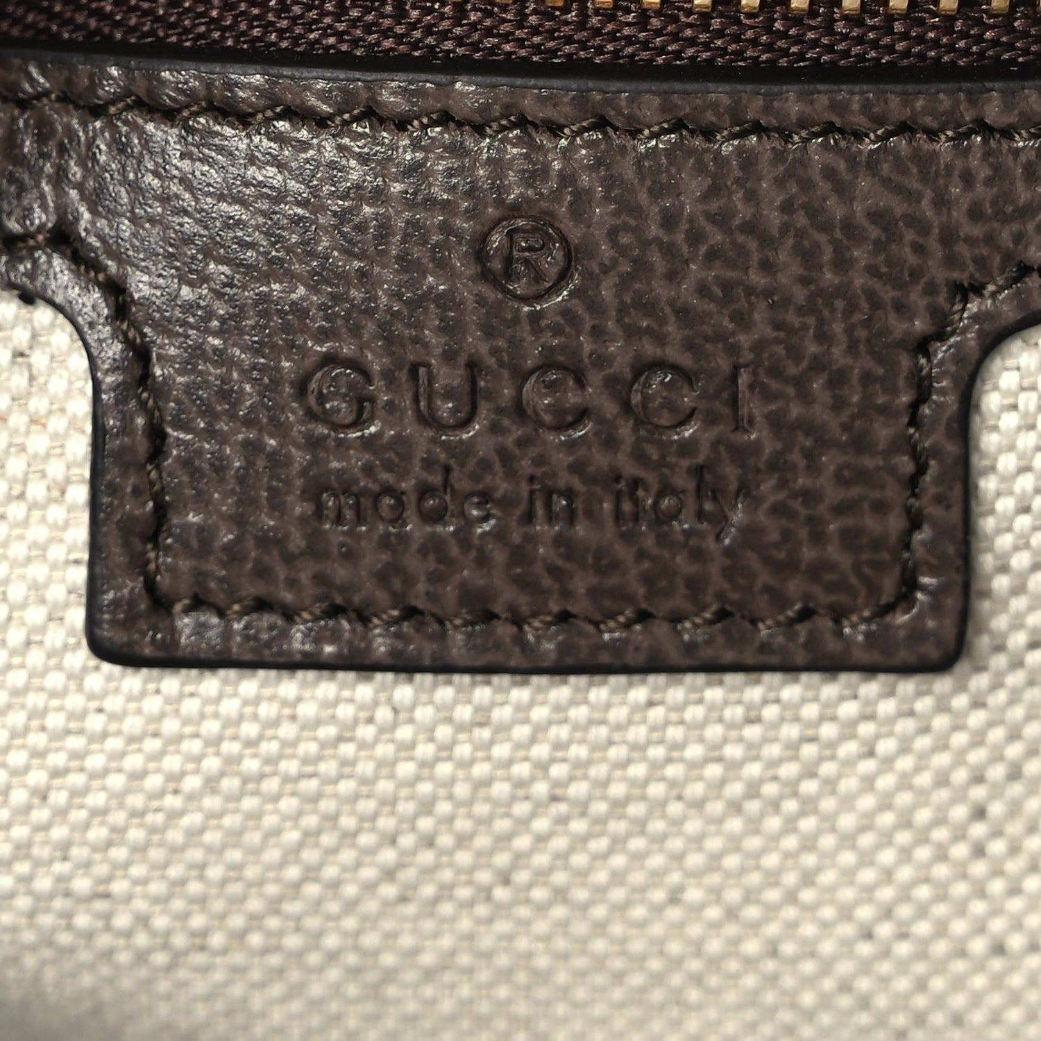 Gucci GG Supreme Monogram Web Medium Ophidia Top Handle Bag Beige Ebony 5 of 8