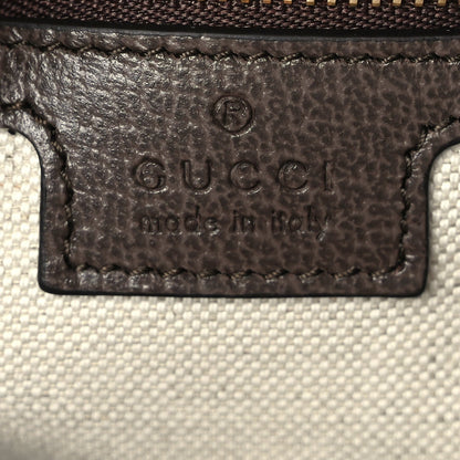 Gucci GG Supreme Monogram Web Medium Ophidia Top Handle Bag Beige Ebony 5 of 8
