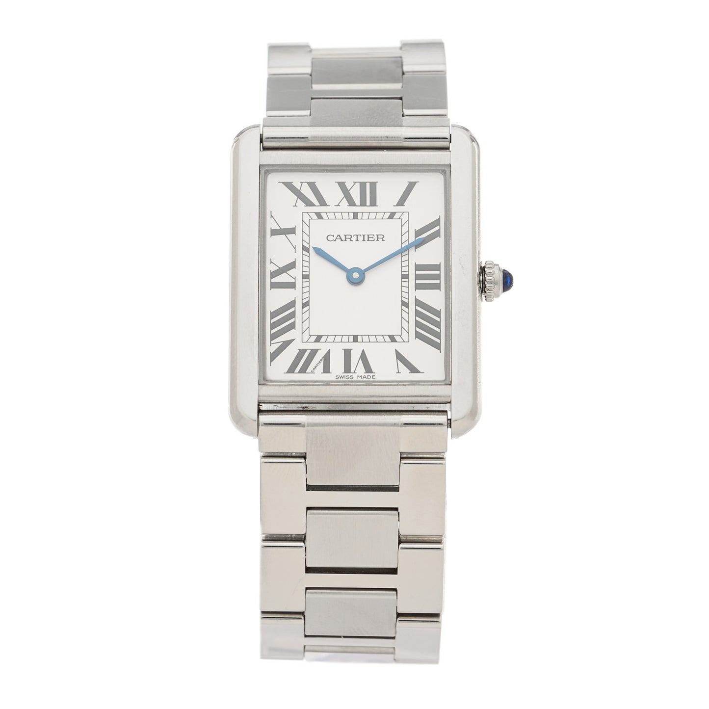 Stainless Steel 27mm Tank Solo Quartz Watch