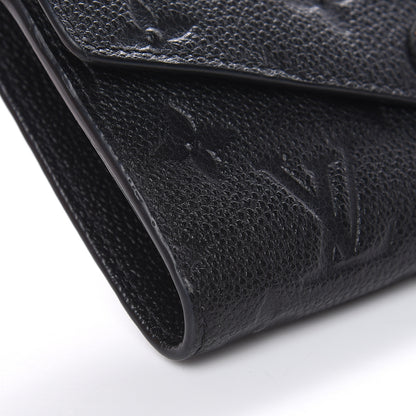 Louis Vuitton Empreinte Compact Curieuse Wallet Black 8 of 9