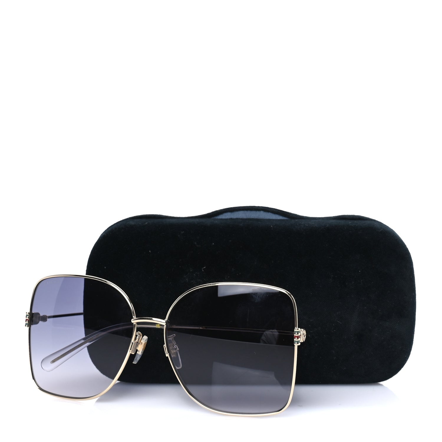 Gucci Metal Oversized Sunglasses GG1282SA Grey 7 of 7