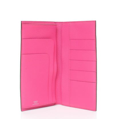 Hermes Chevre Mysore Evelyne Long Wallet Rose Tyrien 6 of 10