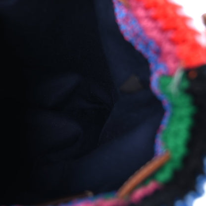 Miu Miu Fabric Crochet Drawstring Pouch  Multicolor 4 of 8