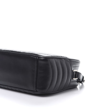 Prada Soft Calfskin Diagramme Crossbody Bag Black 8 of 12