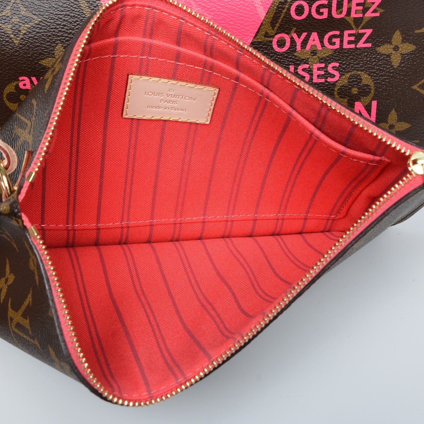 Monogram V Neverfull MM Grenade