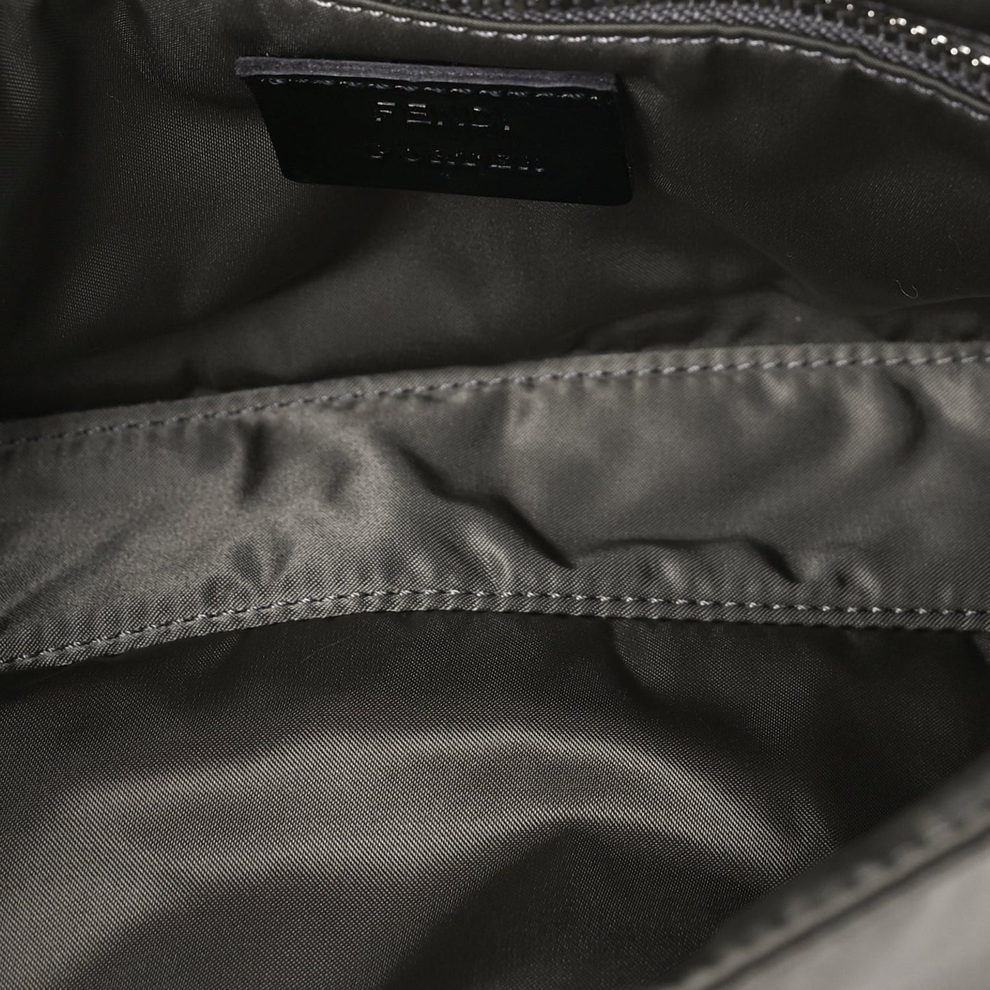 X PORTER Nylon Regular Belt Baguette Bag Khaki