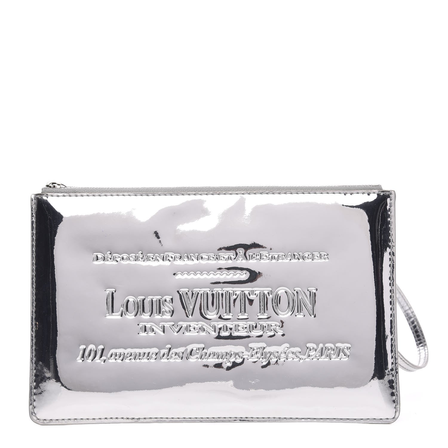 Louis Vuitton Monogram Miroir Inventeur Pochette Plat Silver 1 of 6