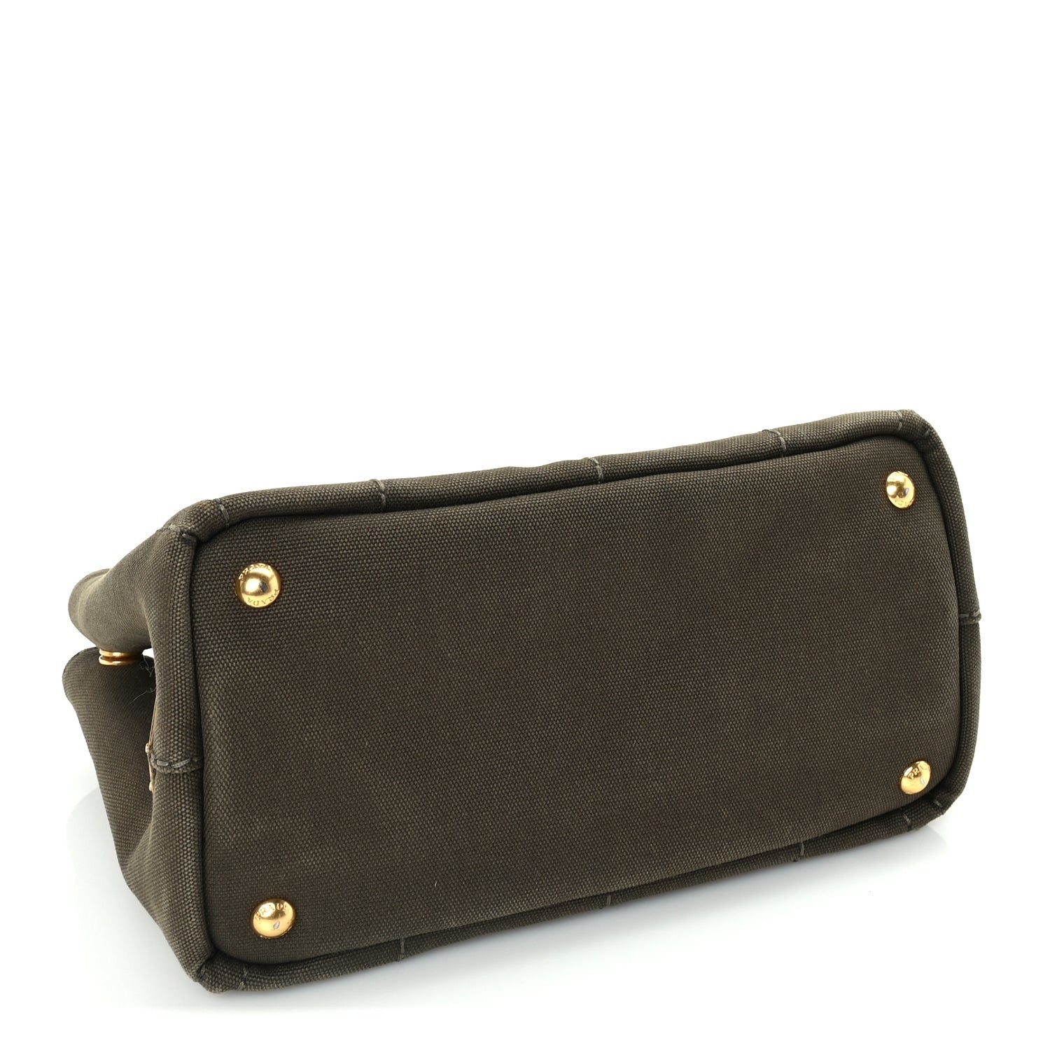 Prada Canapa Small Logo Tote Khaki 3 of 8